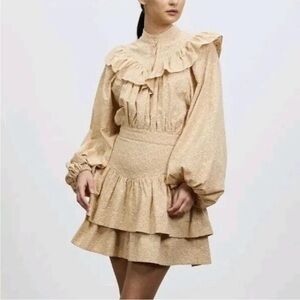 Shona Joy Magnolia Frill Mini Dress